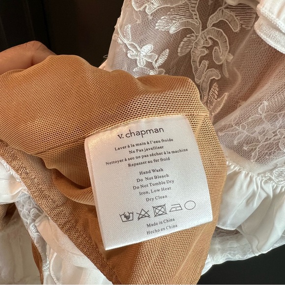 V. Chapman The Cassia Maxi Dress in White Size 0 NEW! New with tags! - Picture 7 of 13